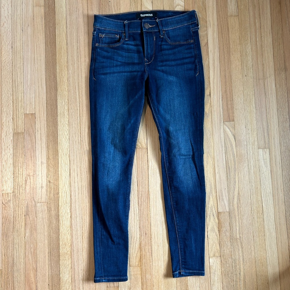 EXPRESS Dark Wash Legging Jean